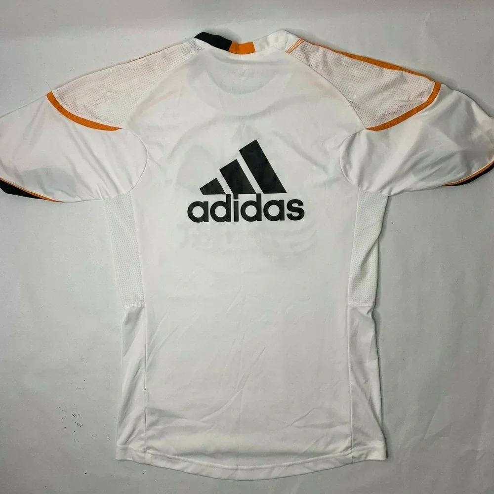 Adidas 2010 MLS All Star Jersey Adult Small White Orange Huston AT&T‎